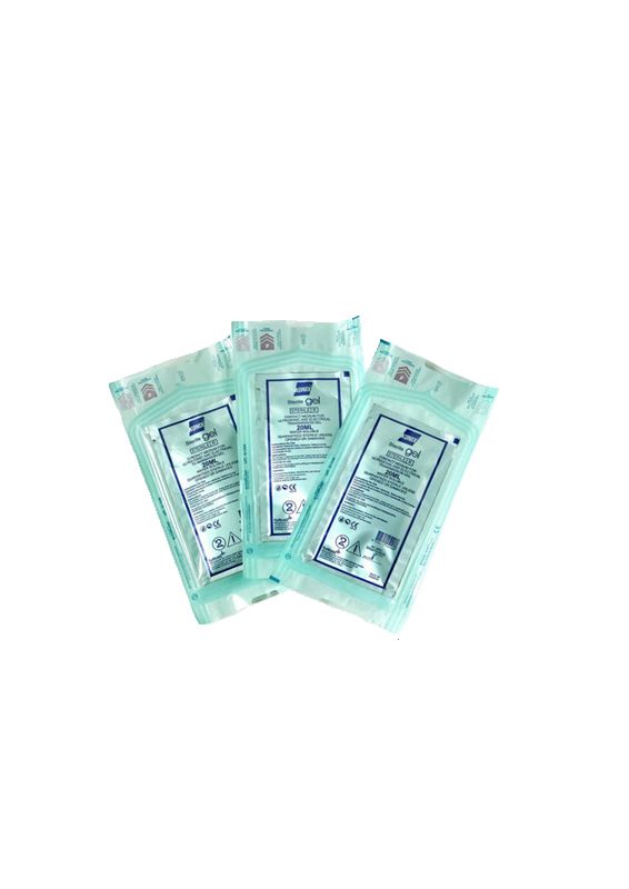 Gel stérile échographique, sachet de 20 ml, fabrication française