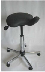 Tabouret ergonomique à selle de cheval